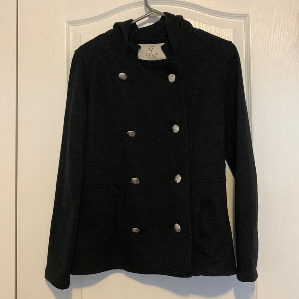 ✨Free✨ just add to bundle Guess LA Black Sweater Style Jacket